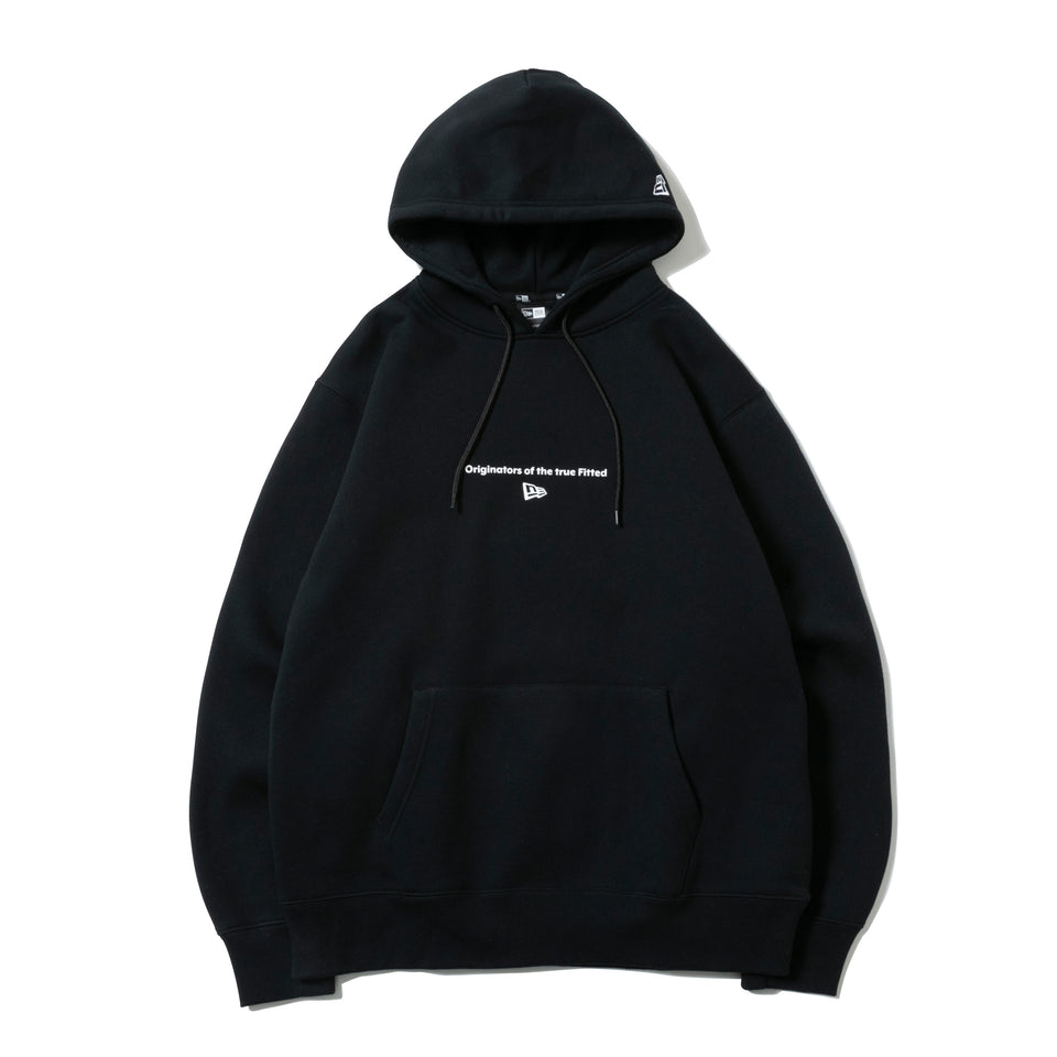 裏起毛 スウェット プルオーバーフーディー Originators of the True Fitted ブラック