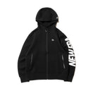 テック スウェット フルジップフーディー ブラック  【 Performance Apparel 】