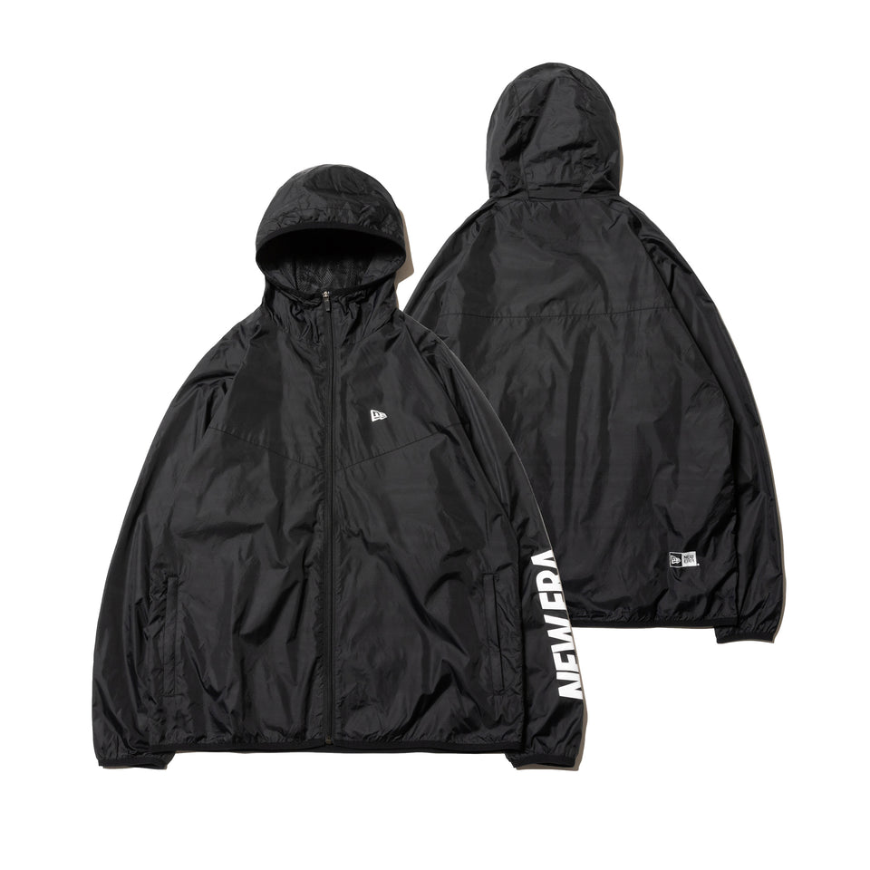 ウインドジャケット NEW ERA ブラック × ホワイト 【Performance Apparel】