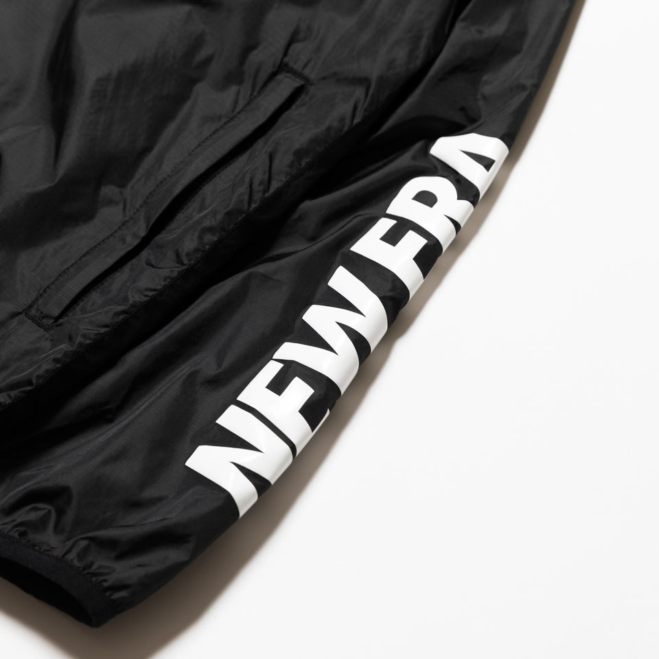 ウインドジャケット NEW ERA ブラック × ホワイト 【Performance Apparel】