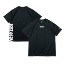 半袖 テック Tシャツ レフトバックバーチカルロゴ ブラック 【 Performance Apparel 】
