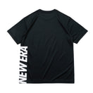 半袖 テック Tシャツ レフトバックバーチカルロゴ ブラック 【 Performance Apparel 】