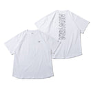 半袖 パフォーマンス オーバーサイズド Tシャツ バックバーチカルロゴ ホワイト 【 Performance Apparel 】
