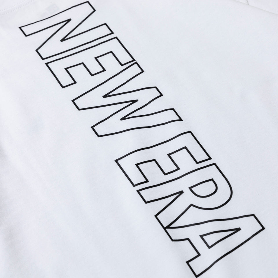 半袖 パフォーマンス オーバーサイズド Tシャツ バックバーチカルロゴ ホワイト 【 Performance Apparel 】