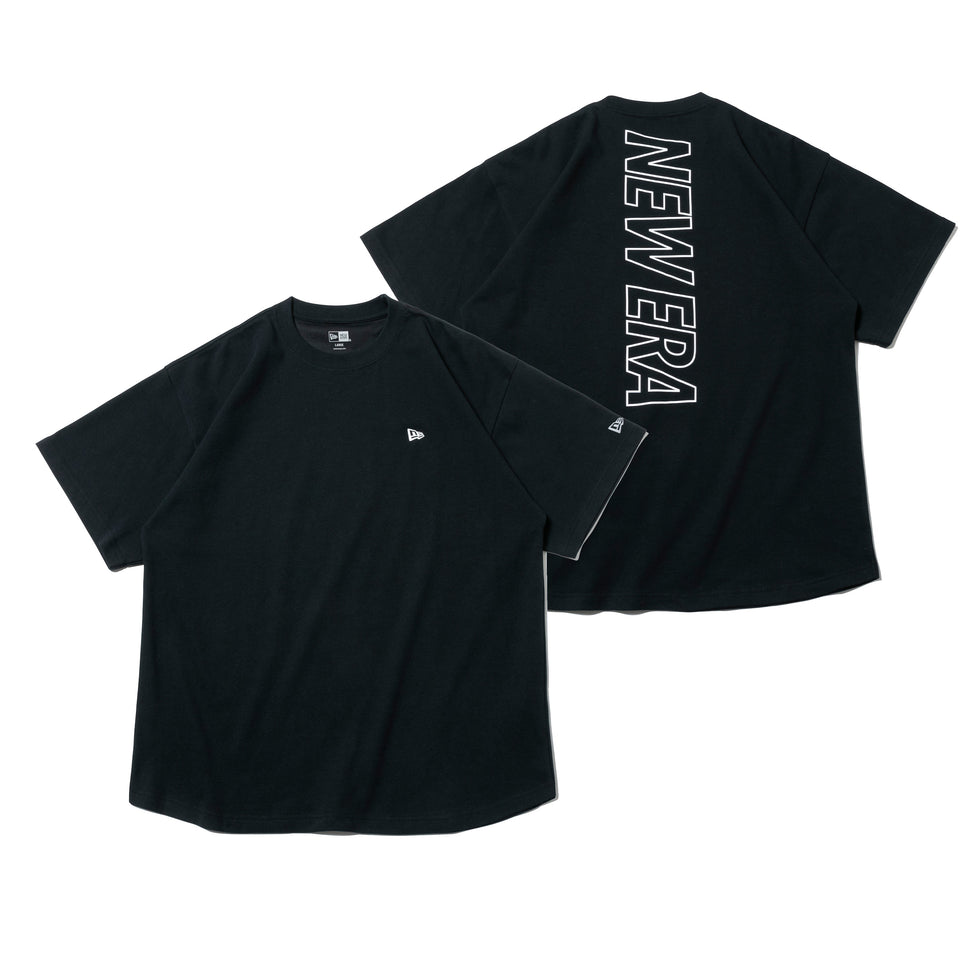 半袖 パフォーマンス オーバーサイズド Tシャツ バックバーチカルロゴ ブラック 【 Performance Apparel 】