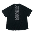 半袖 パフォーマンス オーバーサイズド Tシャツ バックバーチカルロゴ ブラック 【 Performance Apparel 】