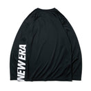 長袖 テック Tシャツ レフトバックバーチカルロゴ ブラック 【 Performance Apparel 】