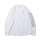 長袖 パフォーマンス オーバーサイズド Tシャツ スリーブロゴ ホワイト 【 Performance Apparel 】