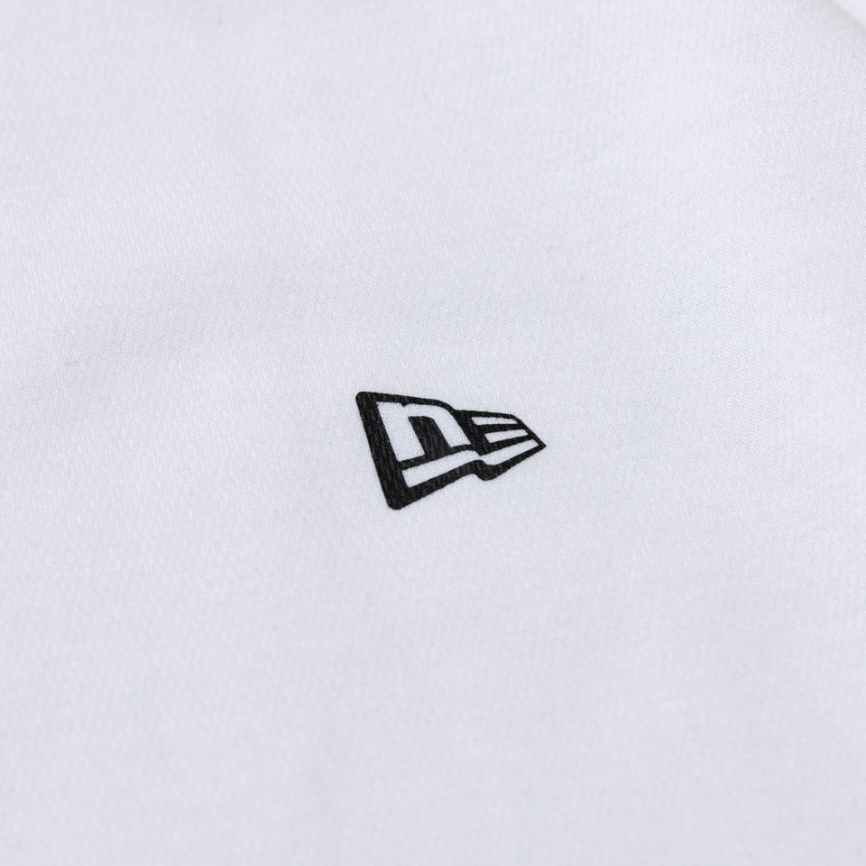 長袖 パフォーマンス オーバーサイズド Tシャツ スリーブロゴ ホワイト 【 Performance Apparel 】