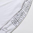 長袖 パフォーマンス オーバーサイズド Tシャツ スリーブロゴ ホワイト 【 Performance Apparel 】