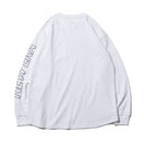 長袖 パフォーマンス オーバーサイズド Tシャツ スリーブロゴ ホワイト 【 Performance Apparel 】