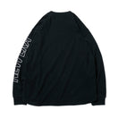 長袖 パフォーマンス オーバーサイズド Tシャツ スリーブロゴ ブラック 【 Performance Apparel 】