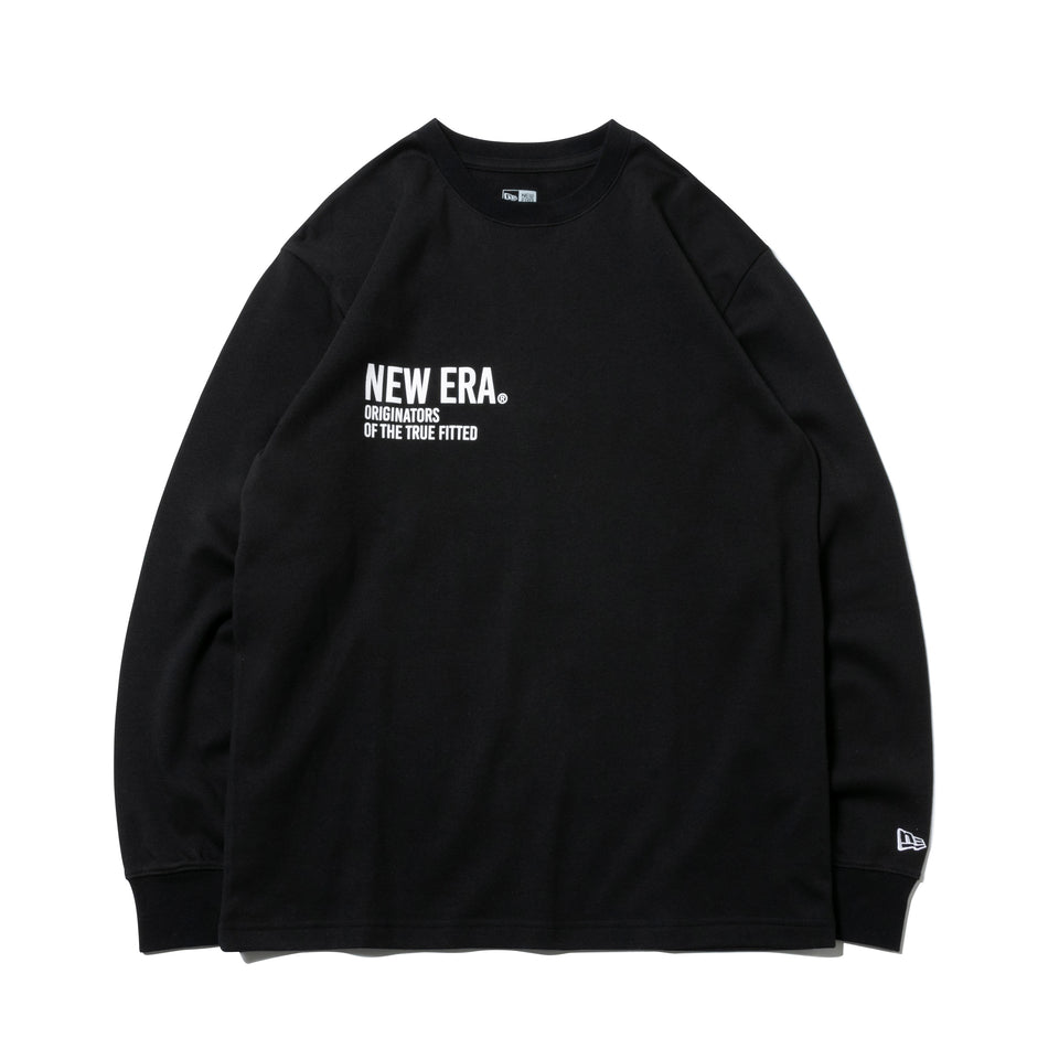 長袖 ウォーム Tシャツ New Era Originators ブラック