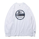 長袖 パフォーマンス Tシャツ バイザーステッカーロゴ タイガーストライプカモ ホワイト レギュラーフィット