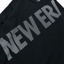 長袖 コットン Tシャツ ズームアップ ドット ニューエラ ブラック レギュラーフィット