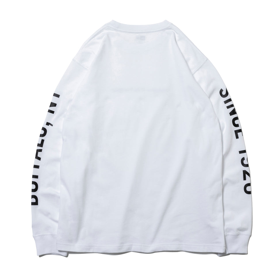 長袖 コットン Tシャツ Since 1920 Buffalo NY ホワイト レギュラーフィット