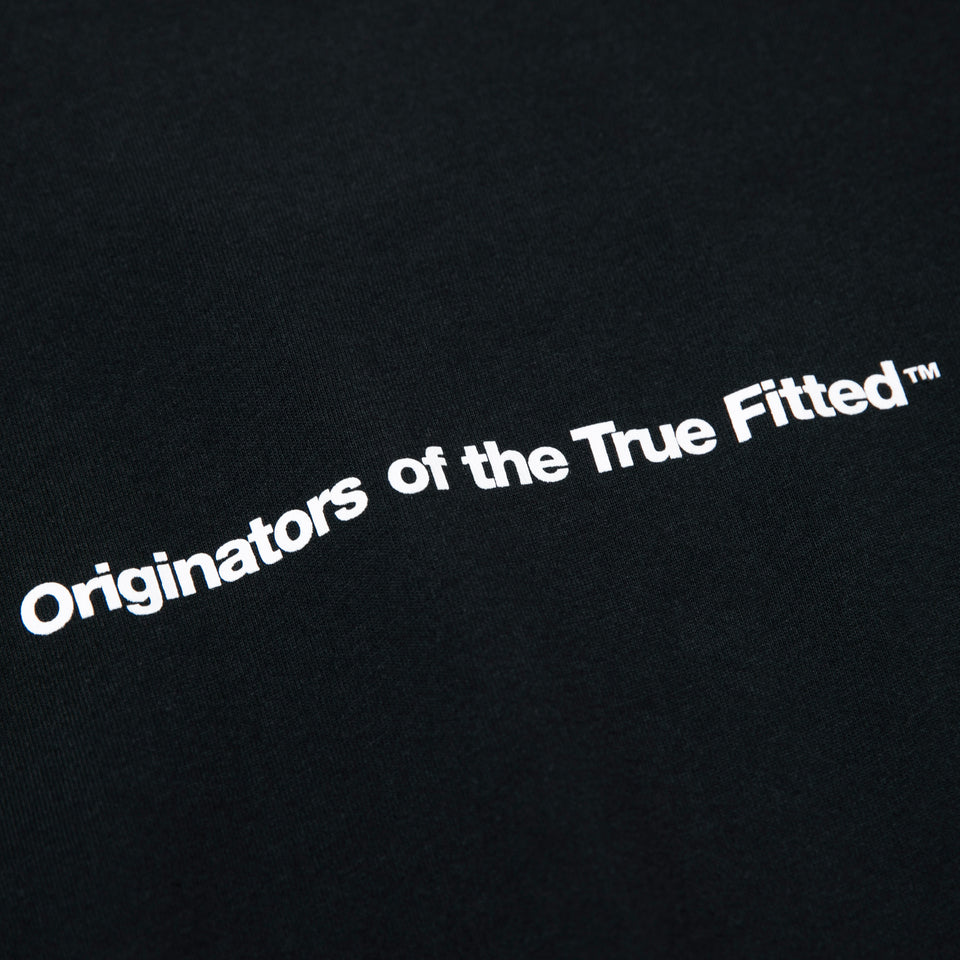 長袖 コットン Tシャツ Since 1920 Buffalo NY ブラック レギュラーフィット