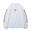 長袖 コットン Tシャツ Originators of the True Fitted ホワイト レギュラーフィット