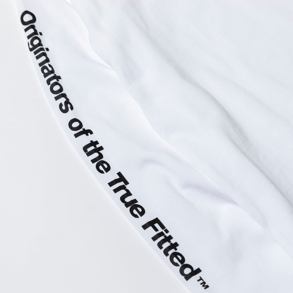 長袖 コットン Tシャツ Originators of the True Fitted ホワイト レギュラーフィット