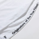 長袖 コットン Tシャツ Originators of the True Fitted ホワイト レギュラーフィット