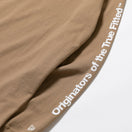 長袖 コットン Tシャツ Originators of the True Fitted ベージュ レギュラーフィット