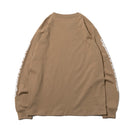 長袖 コットン Tシャツ Originators of the True Fitted ベージュ レギュラーフィット