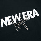 長袖 コットン Tシャツ New Era New York ブラック レギュラーフィット