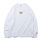 長袖 コットン Tシャツ モーションロゴ ホワイト レギュラーフィット