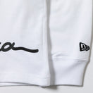 長袖 コットン Tシャツ ハンドリトゥン ホワイト レギュラーフィット