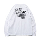 長袖 コットン Tシャツ ヴェアリアスフォンツ ホワイト レギュラーフィット