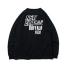 長袖 コットン Tシャツ ヴェアリアスフォンツ ブラック レギュラーフィット