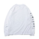 長袖 コットン Tシャツ ロゴアーカイブ ホワイト レギュラーフィット