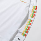 長袖 コットン Tシャツ 3トーンロゴ ホワイト レギュラーフィット