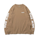 長袖 コットン Tシャツ New Era Cap Company Since 1920 ベージュ レギュラーフィット