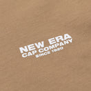 長袖 コットン Tシャツ New Era Cap Company Since 1920 ベージュ レギュラーフィット
