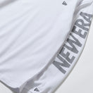 【ゴルフ】 長袖 ハイカラー ウォームTシャツ ドット ホワイト