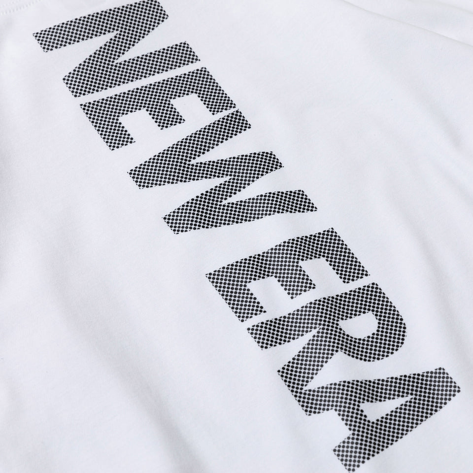 【ゴルフ】 長袖 パフォーマンス Tシャツ ハイカラーネック ドット ホワイト