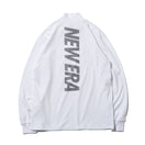 【ゴルフ】 長袖 パフォーマンス Tシャツ ハイカラーネック ドット ホワイト