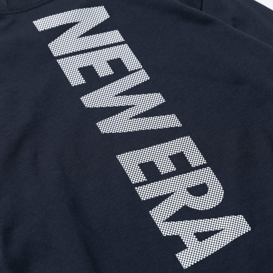 【ゴルフ】 長袖 パフォーマンス Tシャツ ハイカラーネック ドット ネイビー