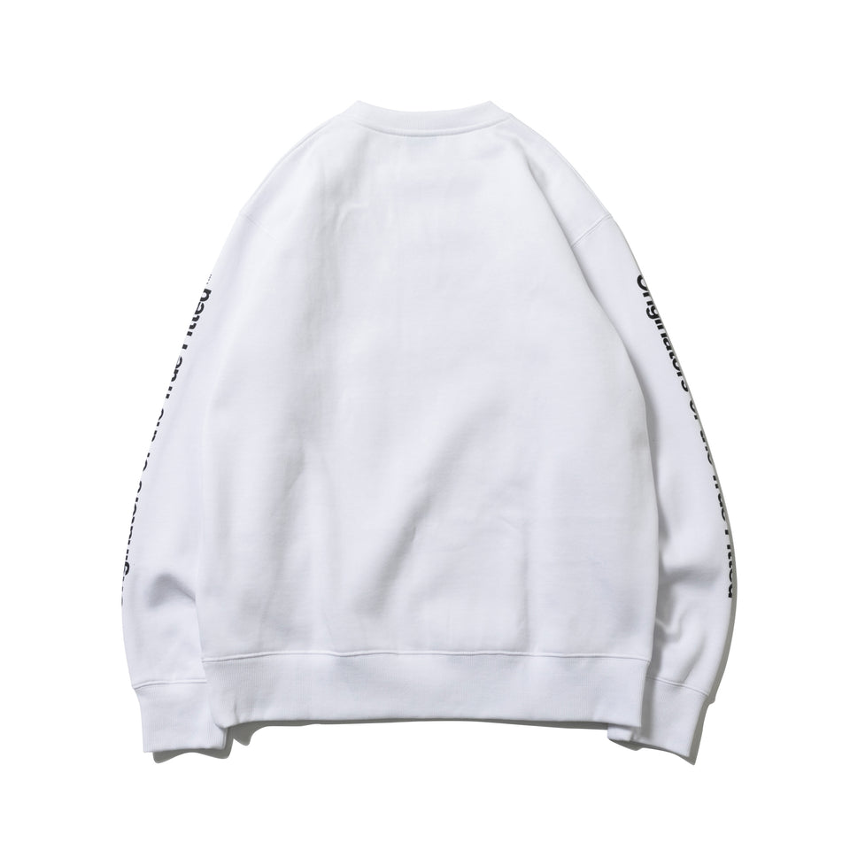 裏起毛 スウェット クルーネック Originators of the True Fitted ホワイト