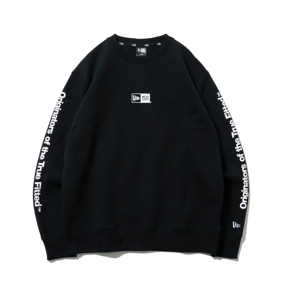 裏起毛 スウェット クルーネック Originators of the True Fitted ブラック