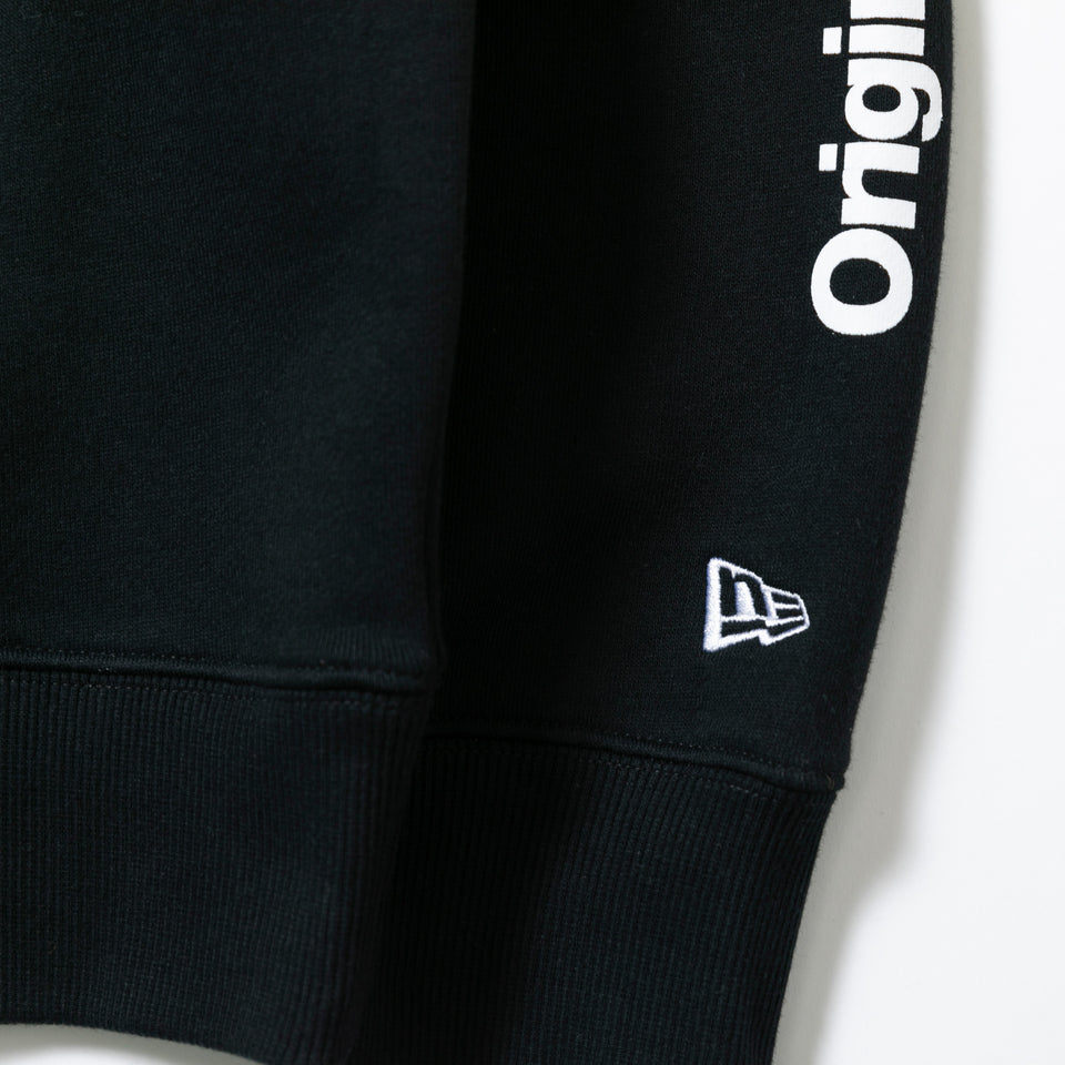 裏起毛 スウェット クルーネック Originators of the True Fitted ブラック