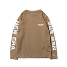 Child 長袖 コットン Tシャツ New Era Cap Company ベージュ