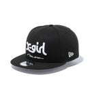 9FIFTY X-girl ミルズロゴ new era ブラック × スノーホワイト グレーアンダーバイザー | NEW ERA ニューエラ公式オンラインストア