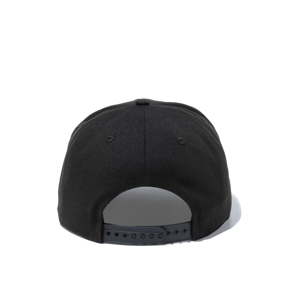 9FIFTY X-girl ミルズロゴ new era ブラック × スノーホワイト グレーアンダーバイザー