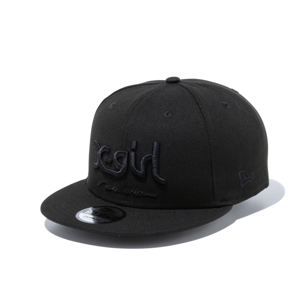9FIFTY X-girl ミルズロゴ new era ブラック × ブラック | NEW ERA ニューエラ公式オンラインストア