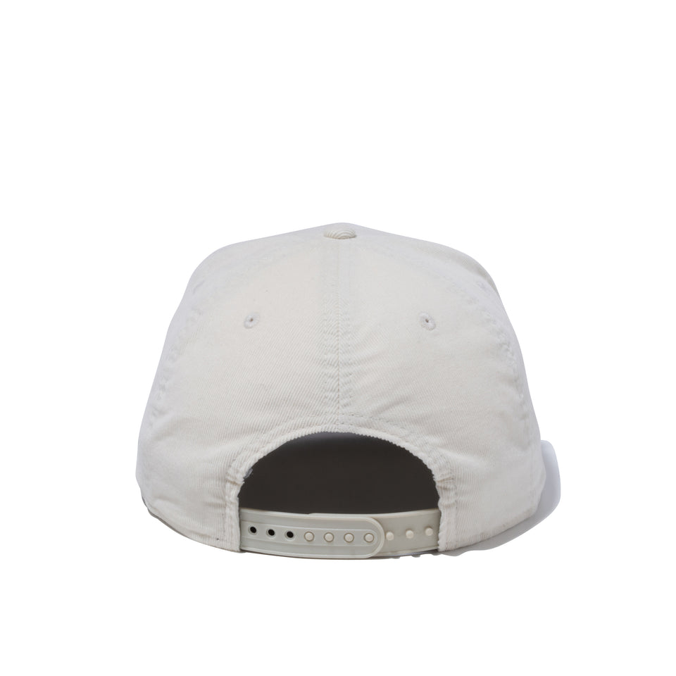 9FIFTY X-GIRL フェイスロゴ アイボリーマイクロコーデュロイ