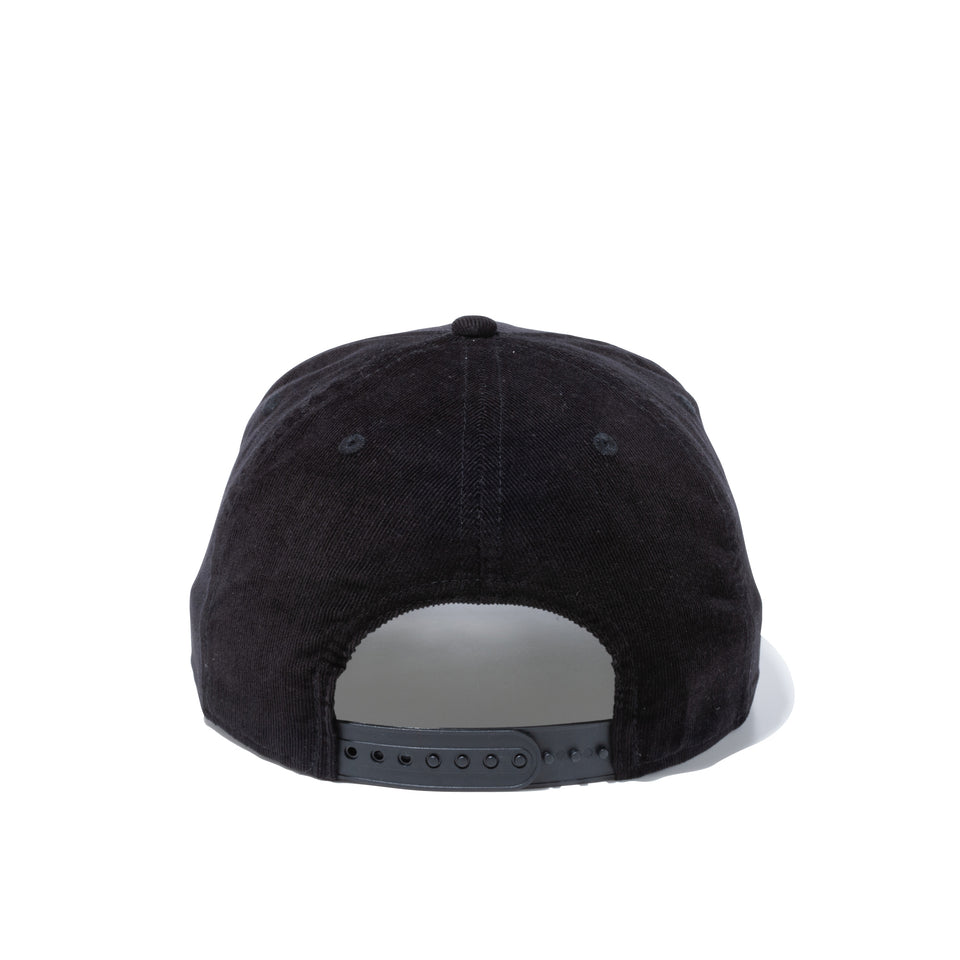 9FIFTY X-GIRL フェイスロゴ ブラックマイクロコーデュロイ