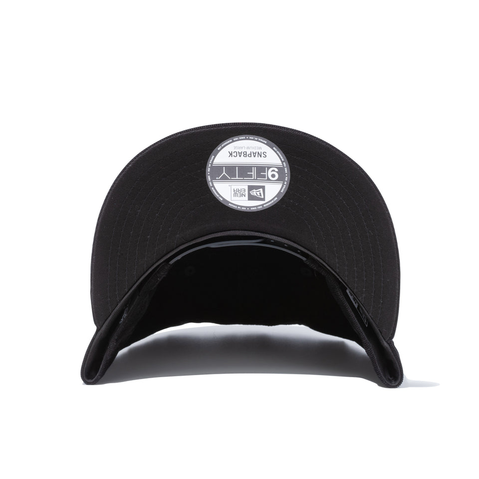 9FIFTY X-GIRL フェイスロゴ ブラックマイクロコーデュロイ