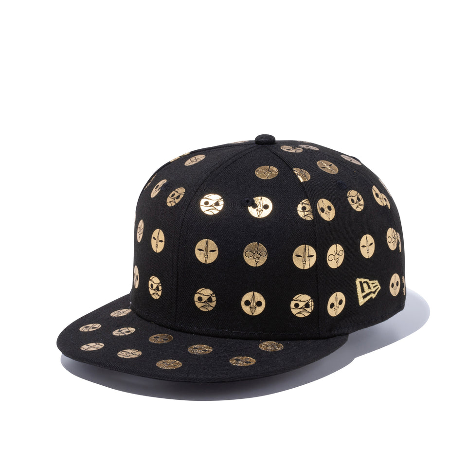 9FIFTY Taro Okamoto 岡本太郎 太陽の塔 オールオーバープリント ブラック
